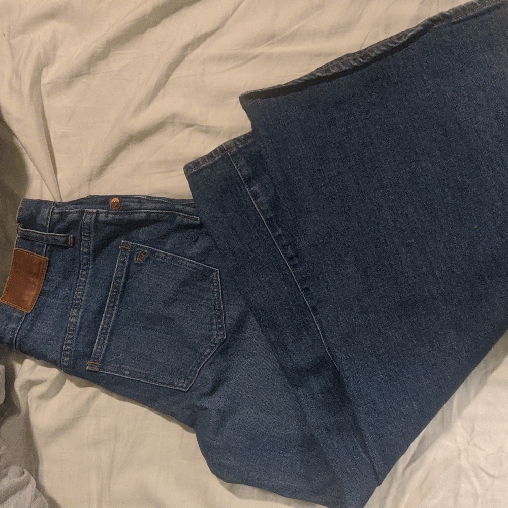 Madewell Wide Leg Crop Jeans